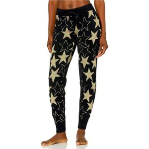 PJ Salvage womens Loungewear Shinning Star Banded Pant - SUPER THICK KNIT, fuzzy